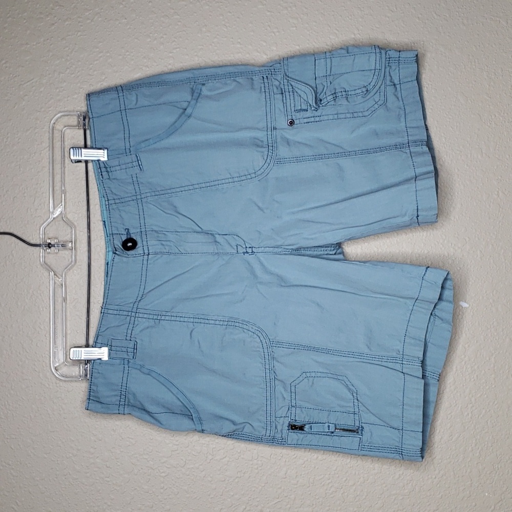 Light Blue Women's Cargo Shorts